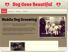Tablet Screenshot of doggonebeautiful.net